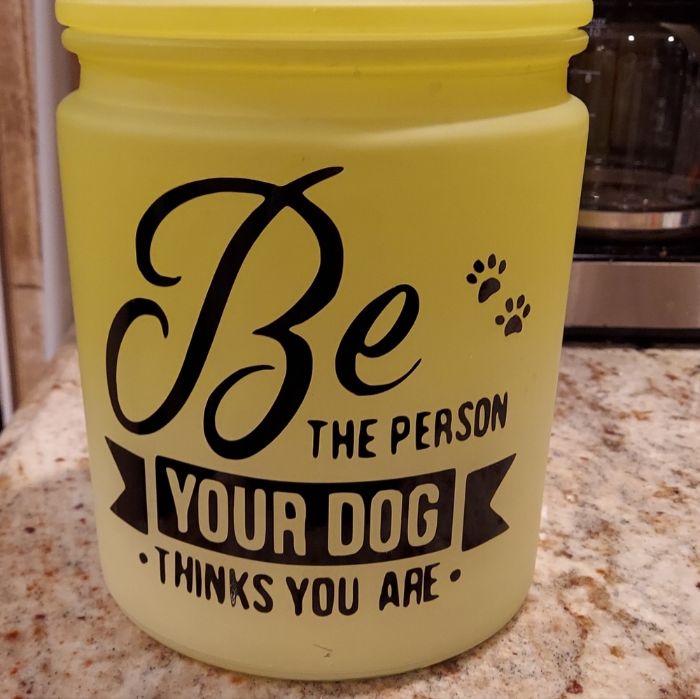 Dog cookie jar